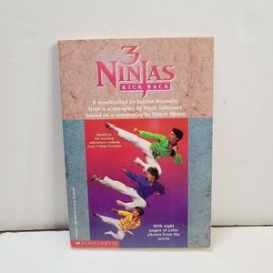 Vintage 90s 1994 3 Ninjas Kick Back Movie Scholastic Paperback